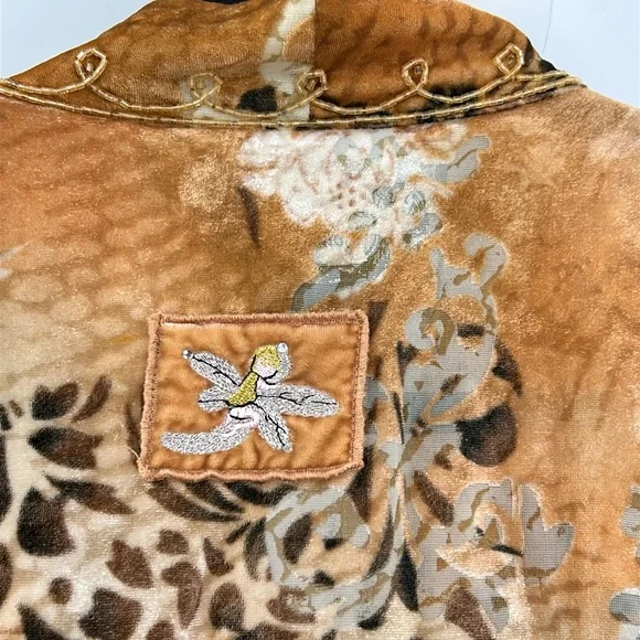 Kirks Folly DreamKeeper Collection Beaded Kimono Jacket Size 1X - Picture 8 of 9